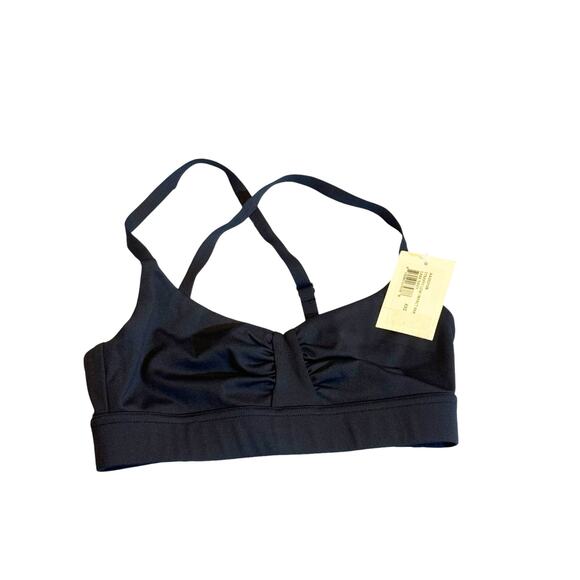 All Access Nyc Strappy Low Impact Bra Ruched Adjustable Dark Navy Size XXS NWT - Picture 8 of 13